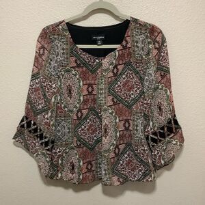 I.N. Studio Women’s Blouse Size MP Multicolor